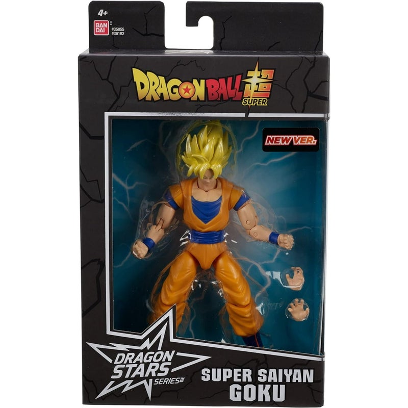 BANDAI NAMCO Entertainment Bandai Namco Dragon Stars Series Dragon Ball Super Super Saiyan Goku New Version Figure (16.51 cm) - Image 1